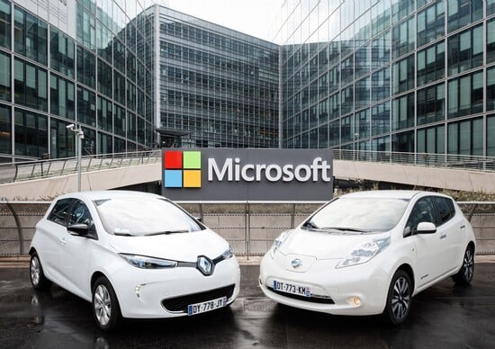 Renault-Nissan e Microsoft insieme per l'auto connessa del futuro
