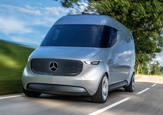 Mercedes Vision Van, la consegna si fa col drone Mercedes Vision Van, la consegna si fa col drone