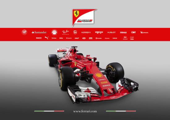 Formula 1 2017: Ferrari presenta la SF70H