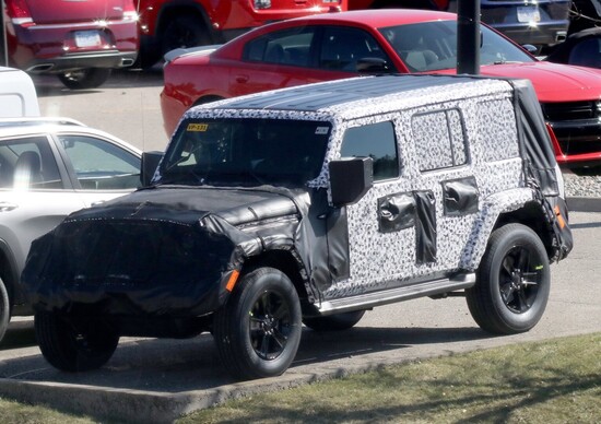 Jeep new Wrangler 2018: spy shots