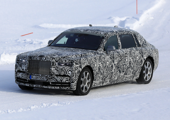 Rolls-Royce new Phantom 2018: spy shots